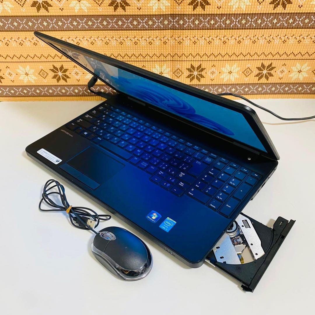 Y496 DELLノートパソコンWEBカメラi5高速Windows11オフィス付