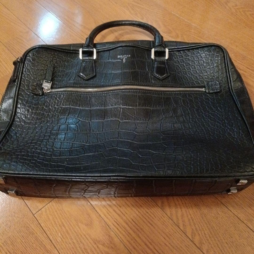 定価30万 SERAPIAN クロコダイル ビジネスバック