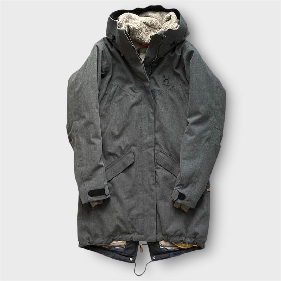 ホグロフス シルヤンパーカーモッズコート レディース 日本Mサイズ相当