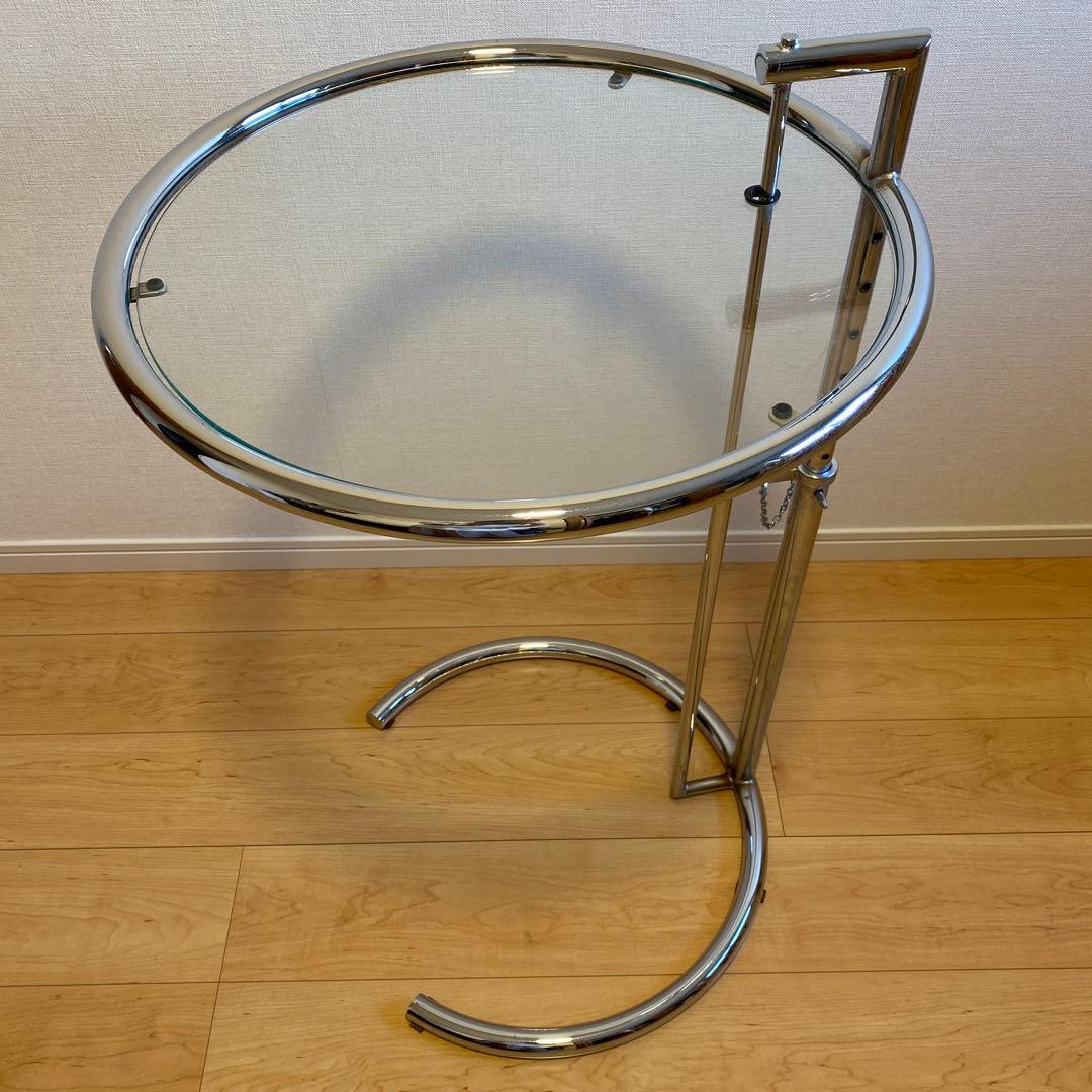 アイリーングレイ アジャスタブルテーブル ガラス サイドテーブル 楽天市場】アイリーングレイ アジャスタブルテーブル / サイドテーブル
