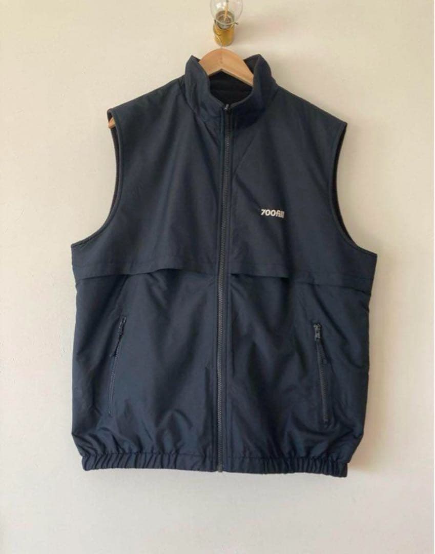 700fill リバーシブルベスト 700fill(700フィル) SMALL PAYMENT LOGO REVERSIBLE VEST スモール