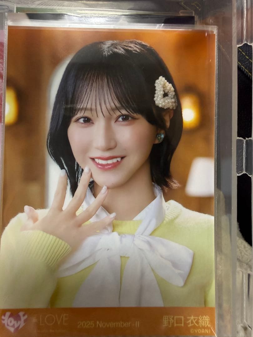 イコラブ 生写真 ＝LOVE 野口衣織 生写真 木漏れ日メゾフォルテ ヨリ