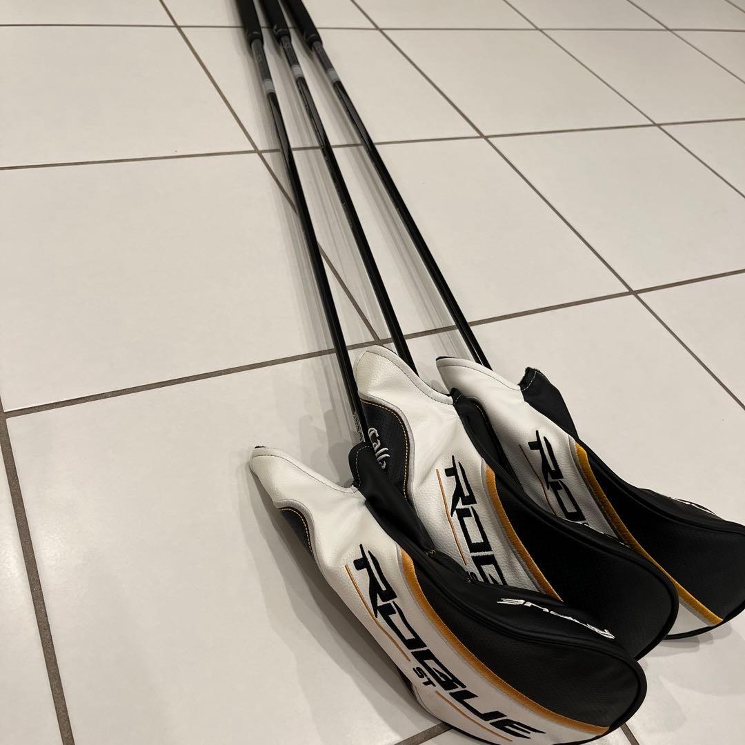 ローグst max 4w 7w 9w 3本セット キャロウェイ ROGUE（ローグ）ST MAX フェアウェイウッドの試打