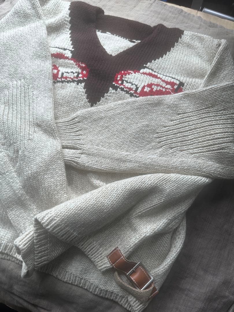 吉沢亮着 SUNSEA ミックジャガーカーセーター サンシー - メルカリ