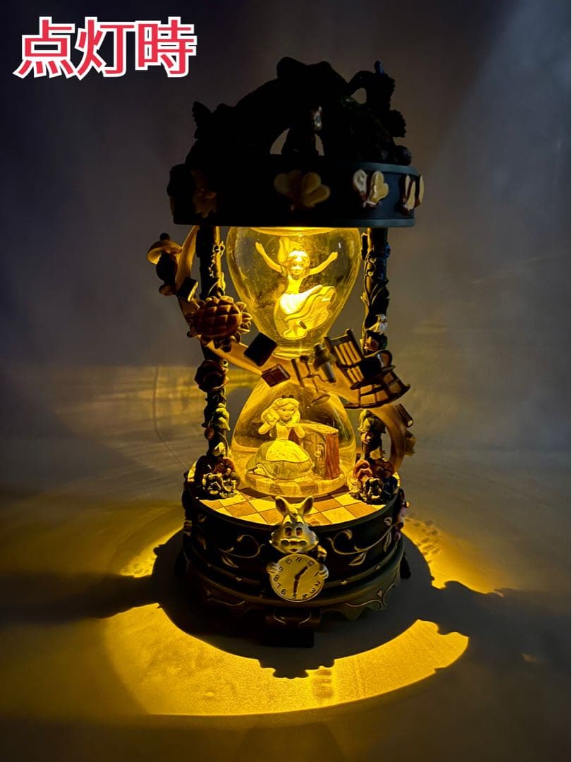 不思議の国のアリス スノーグローブ スノードーム オルゴール ライト