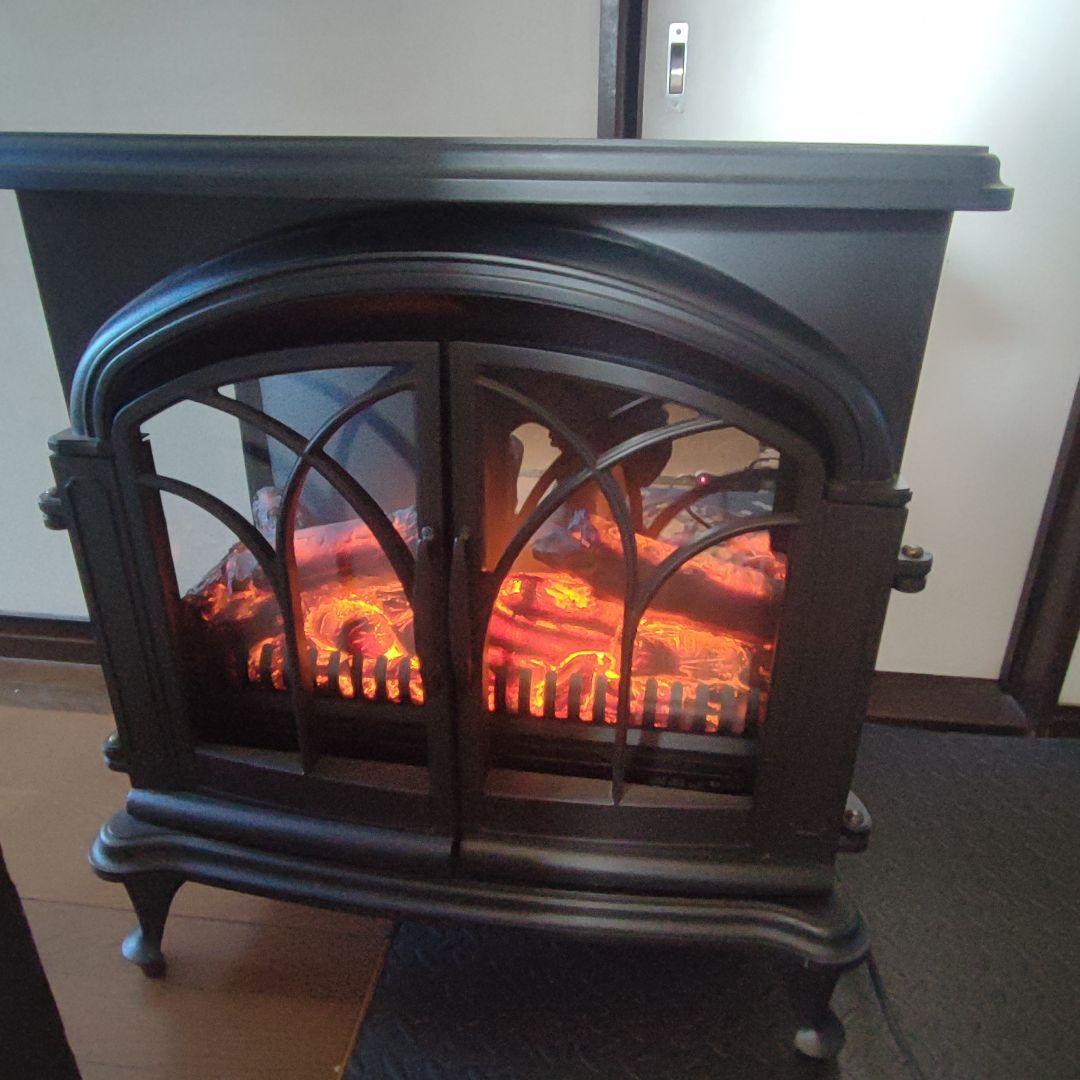 ​【引取限定・近隣配送可】ニトリ ワイド暖炉型ファンヒーター（中古・動作確認済） 引取限定・近隣配送可】ニトリ ワイド暖炉型ファンヒーター（中古