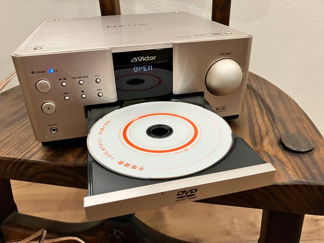 Victor ビクター EX-S100 コンポ ウッドコーンスピーカー - メルカリ