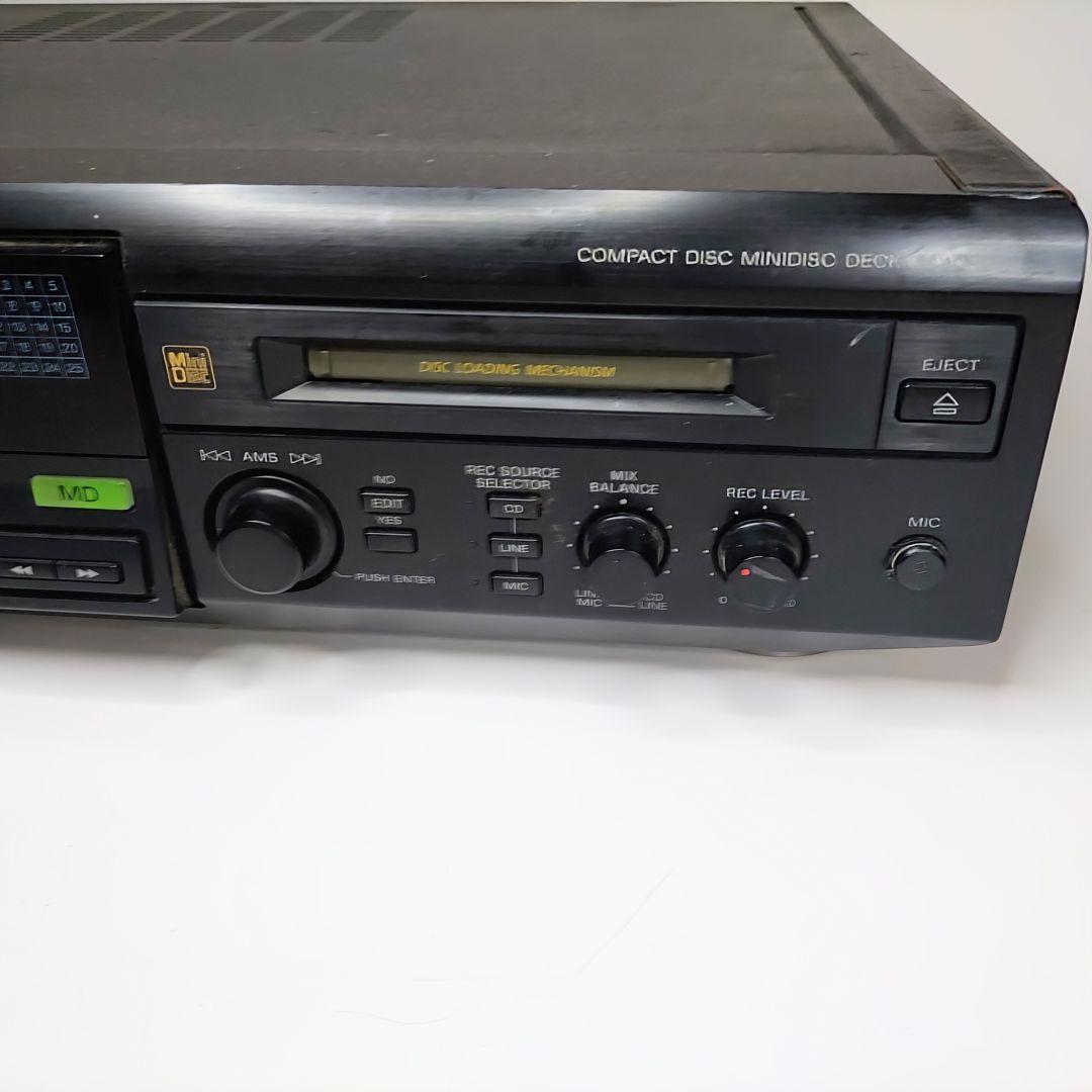 稼働品】SONY ソニー CD/MDデッキ MXD-D1 メンテナンス済