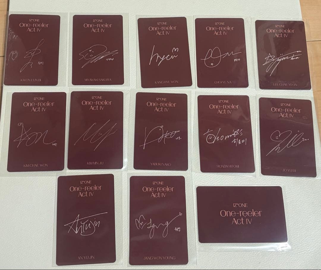 IZ*ONE One-reeler ActⅣ トレカセット - メルカリ