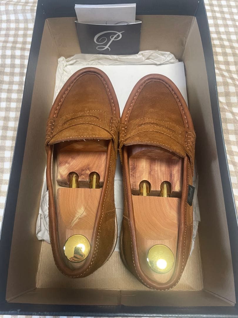 美品】パラブーツ ランス UK5 ブラウン スウェード - メルカリ