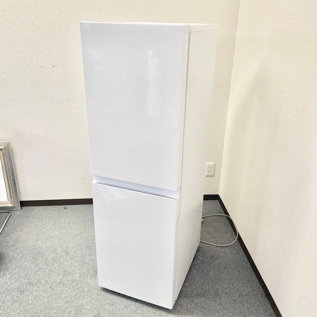 【美品】2024年 148L 冷凍冷蔵庫 ホワイト 左開きJR-SY15AL ハイアール JR-SY15AL-W 2ドア冷蔵庫 freemee 148L・左開き ホワイト