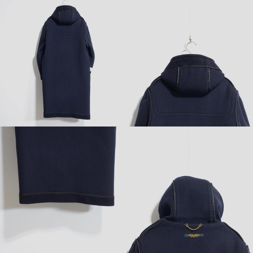 超極上品 ムーアブルック ブルックスブラザーズ 杢ネイビー ダッフル