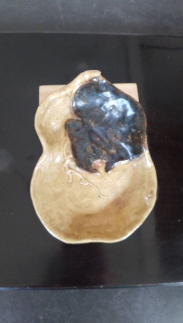 京焼 平向付 瓢箪 アンティーク 古道具 茶道具