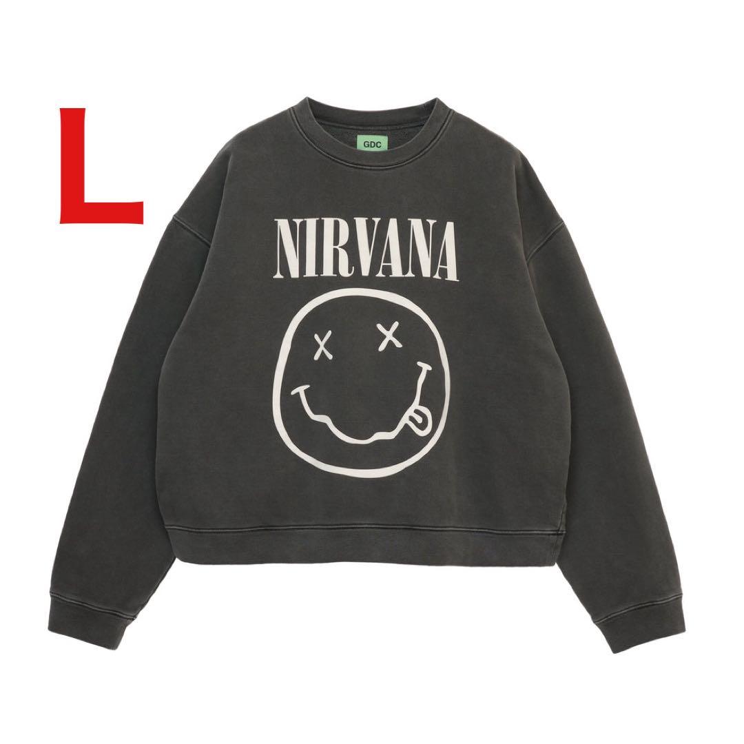 キムタク着 NIRVANA×GDC Collabo Crew Sweat L LサイズGDC NIRVANA Collabo Crew Sweat キムタク - メルカリ