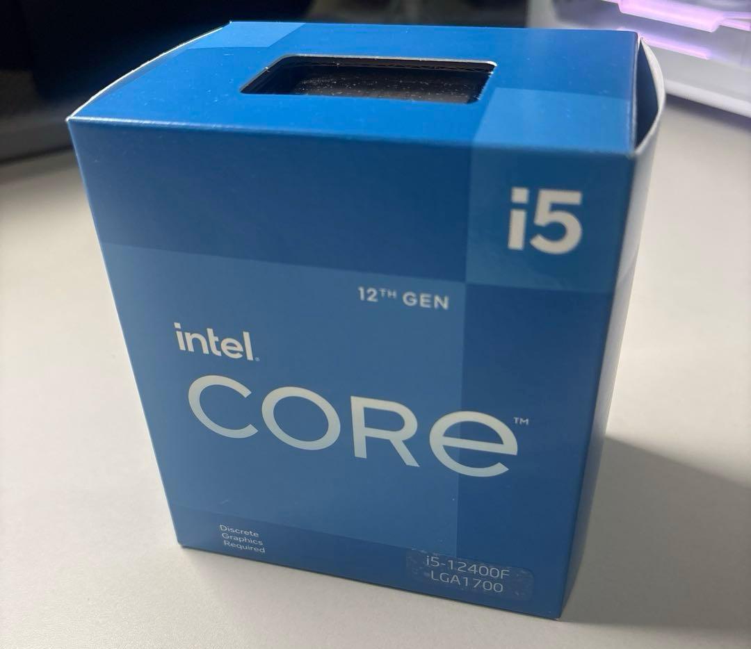 Core i5 12400f 新品未開封 Intel Core i5-12400F SRL5Z 6C 2.5GHz 18MB 65W LGA1700