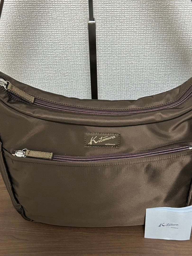 ☆キタムラ☆斜め掛け ショルダーバッグ R-0740 チョコ(ブラウン
