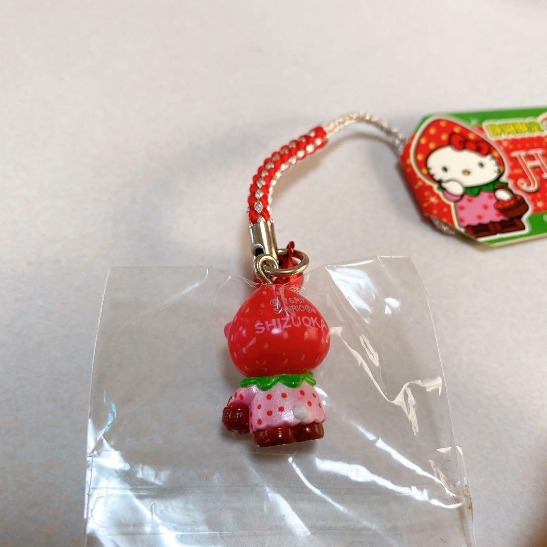 ご当地キティ 静岡限定 いちご 2007年 根付け 限定キティ サンリオ
