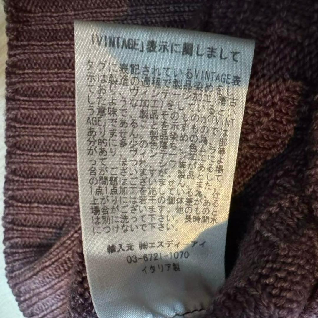 ゆ*じ様 Gran Sasso タートルネックニット M パープル - メルカリ