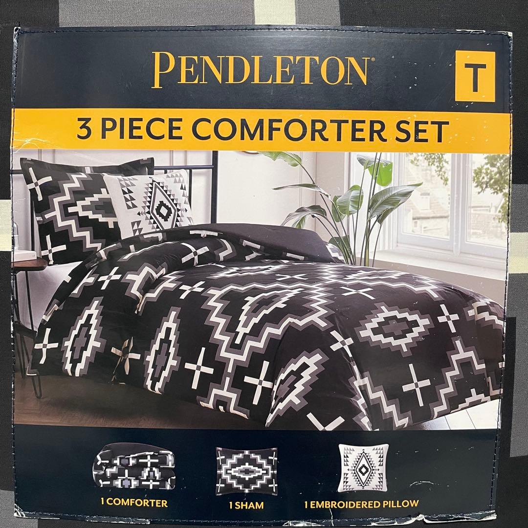 【PENDLETON】3PIECE COMFORTER SET Amazon.com: Pendleton 100% Cotton 3 Piece Quilt Set with 2 Shams