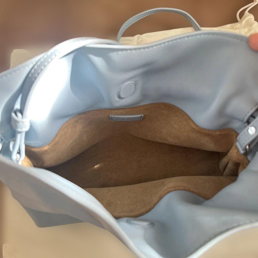 LOEWE フラメンコクラッチ ミニ ダスティーブルー 限定色 美品 - メルカリ