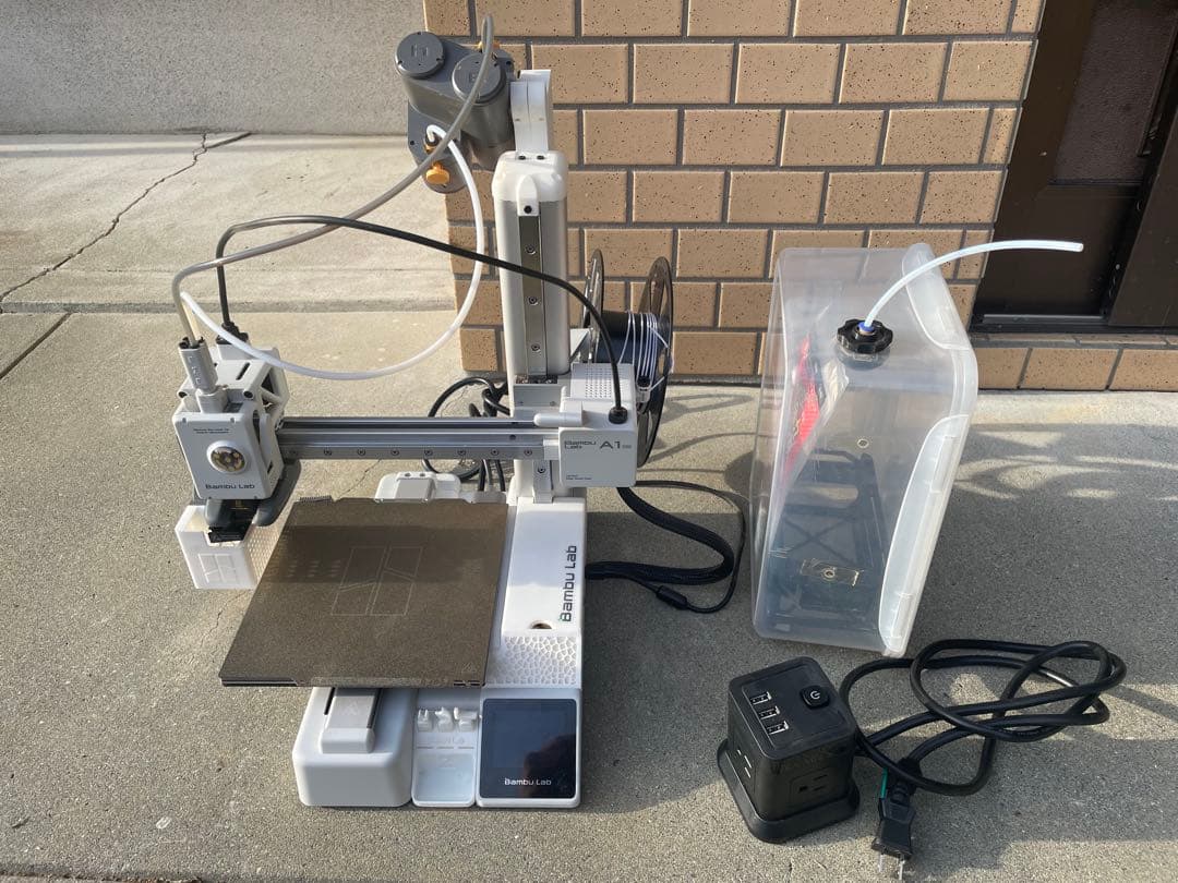 Bambu Lab A1 mini マルチカラー(2色) 3Dプリンター おまけ Bambu Lab A1-mini 】3Dプリンター超入門｜ AMS無しでマルチカラー