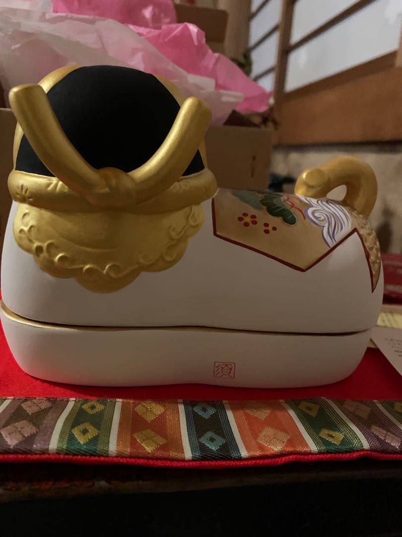 須はら張り子 須原陶磁工房 雛祭り 雛人形 犬筥 特大 誕生日 出産祝い