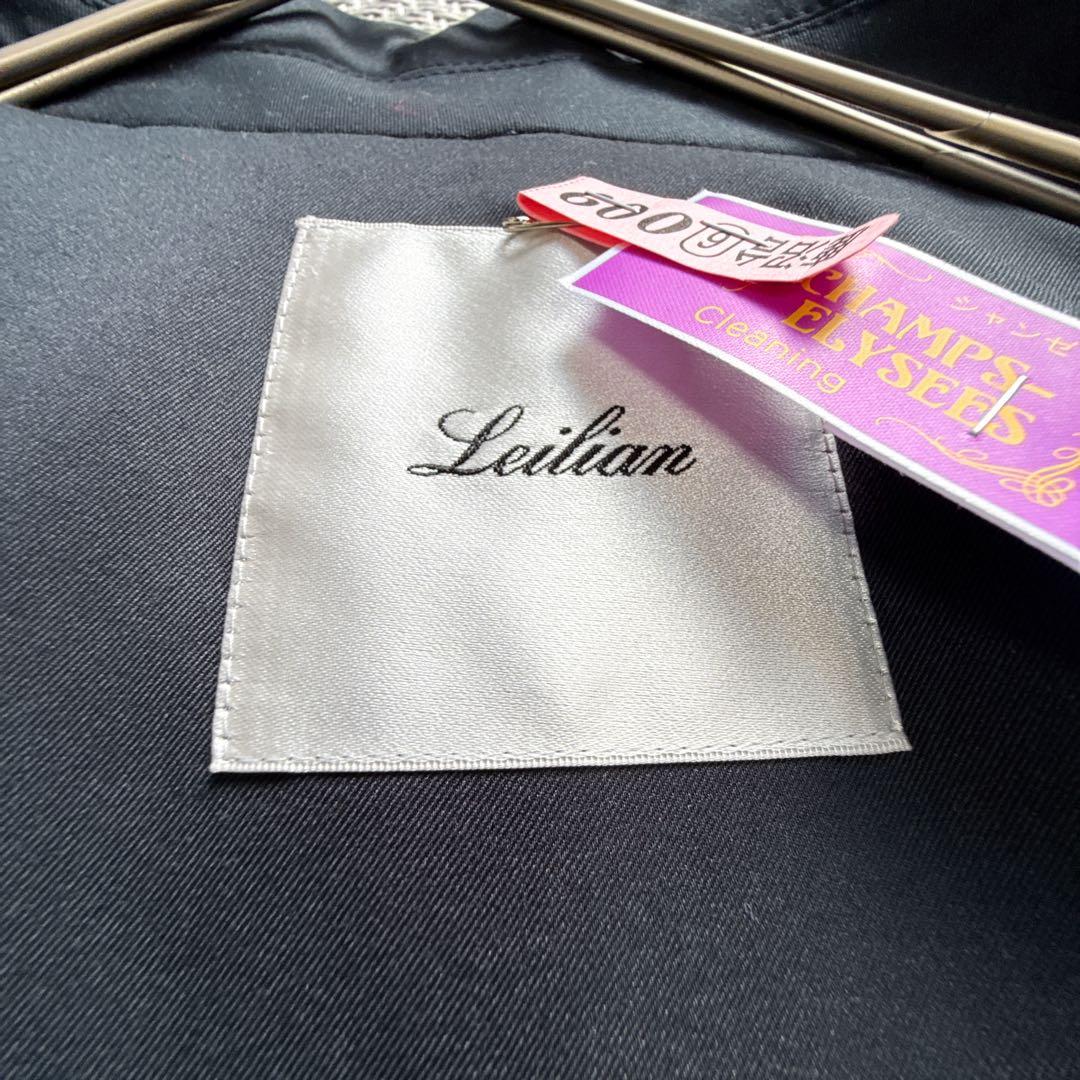 極美品 レリアン 現行モデル モッズコート フード ネイビー 大きい