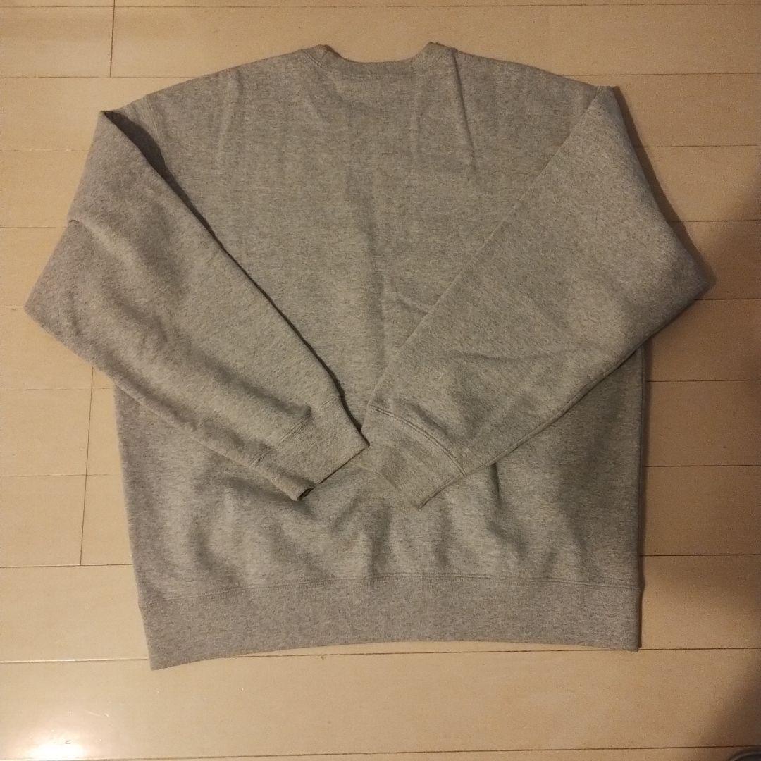 Supreme グレー スウェット small box crewneck - メルカリ