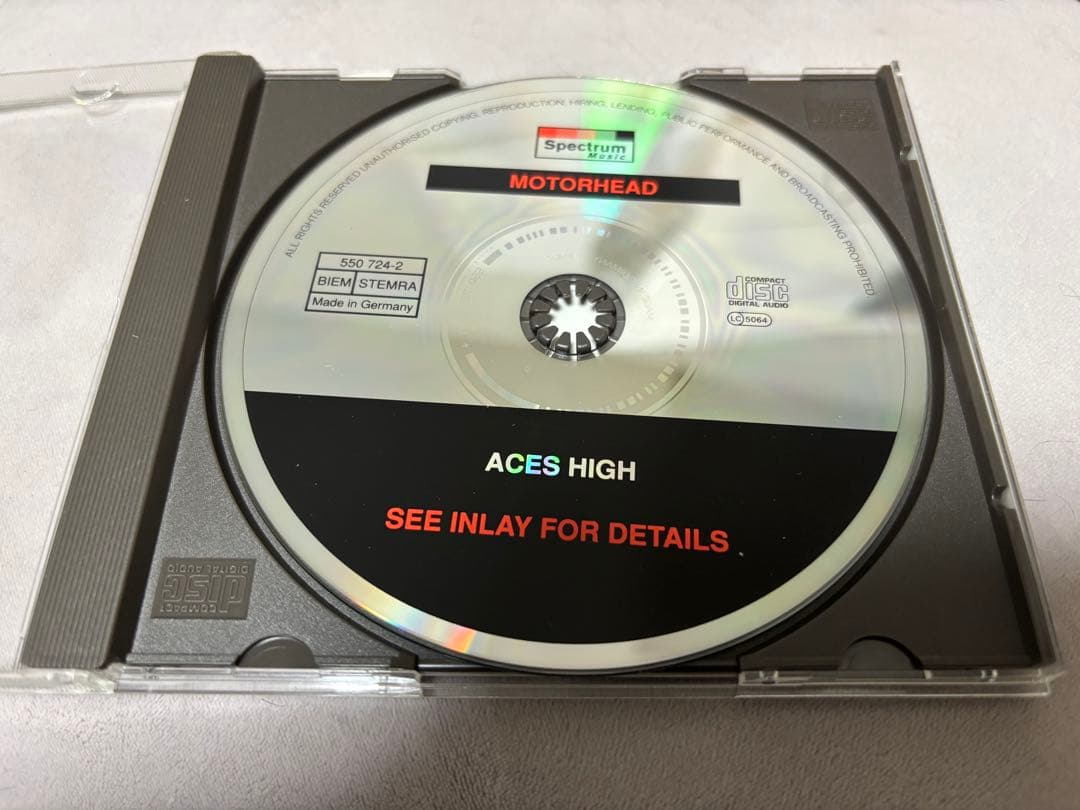 レア レミー・キルミスター Motörhead Aces High サインCD - メルカリ