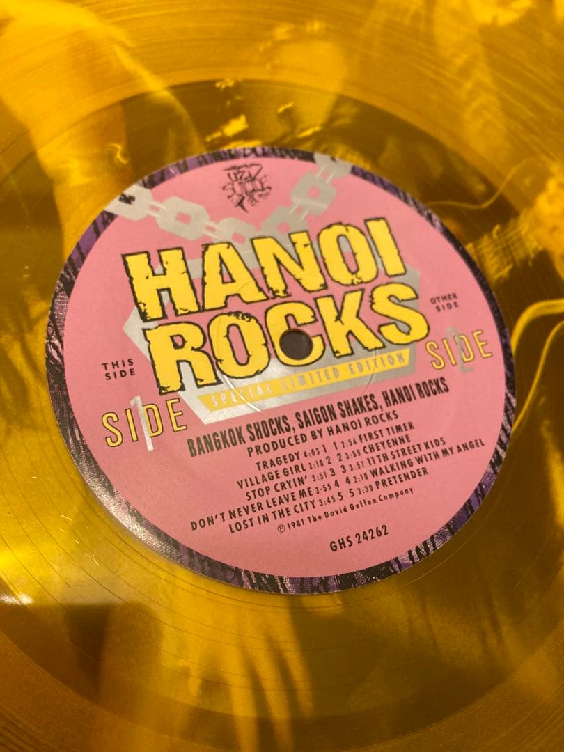 Hanoi Rocks レコード 3枚 - メルカリ