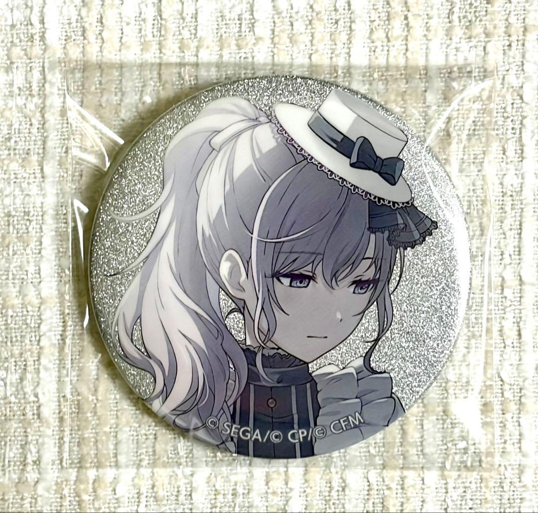 プロセカ【グリッター缶バッジ （48C）】朝比奈まふゆ - メルカリ