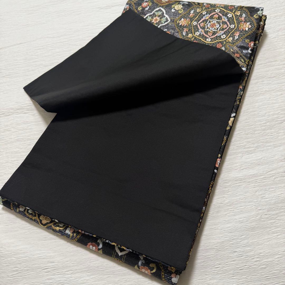 蘇州 汕頭 刺繍 菱華文 金糸 袋帯 正絹 - メルカリ