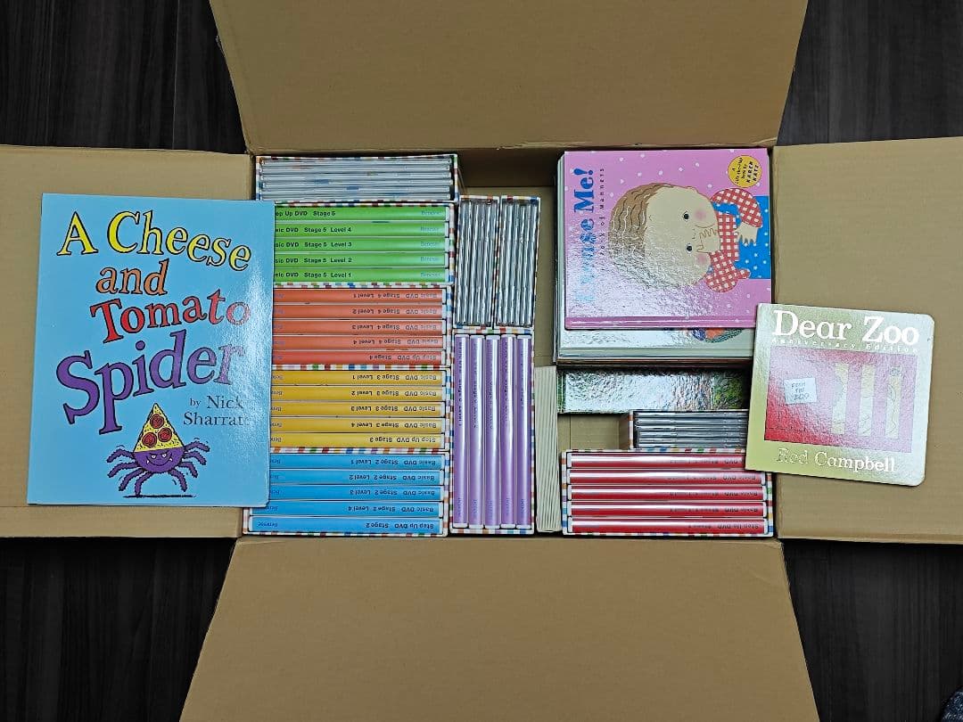 ワールドワイドキッズ 英語絵本とCD、DVDセット(STAGE1〜6) - メルカリ