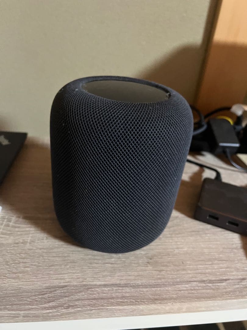 【美品】Pod 第2世代 ミッドナイト MQJ73J/A（箱なし） スマートスピーカー Home Pod 第2世代 ミッドナイト MQJ73J/A Apple