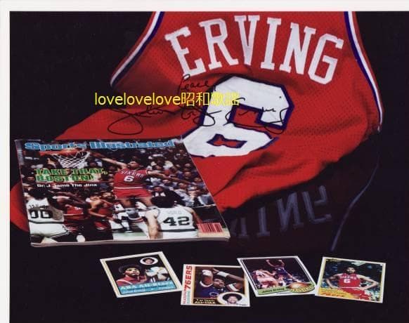 超貴重珍品NBAレジェンド芸術的スラムダンカー❤️ドクターJ 直筆