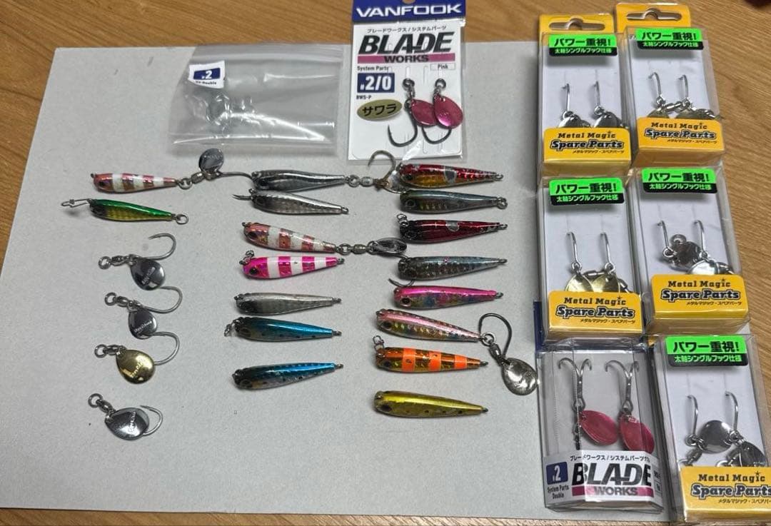 コーモラン　アクアウェーブ　メタルマジックtg スペアフック等まとめ売り CORMORAN（コーモラン） アクアウェーブ/コーモラン メタルマジック