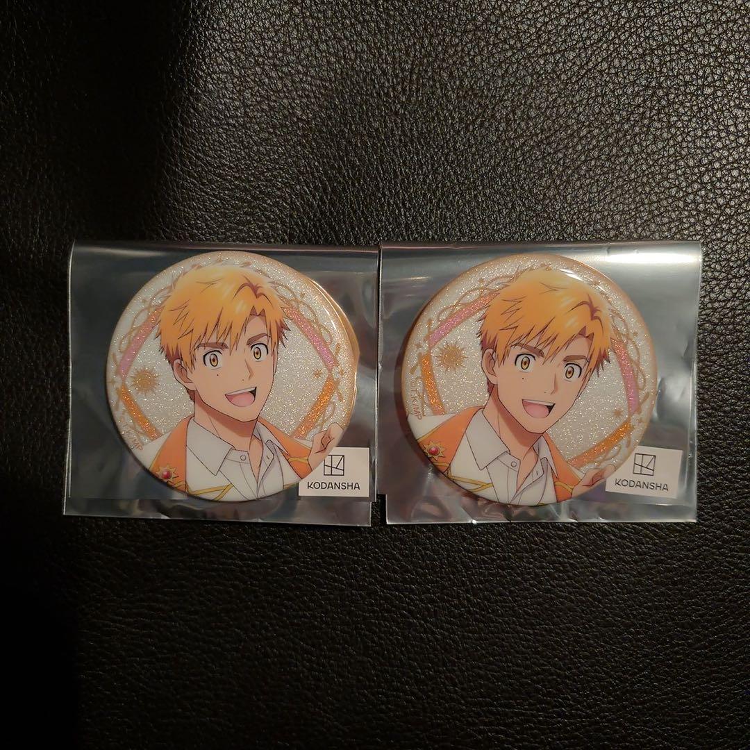 メダリスト ローソン コラボ 明浦路司 グリッター缶バッジ - メルカリ