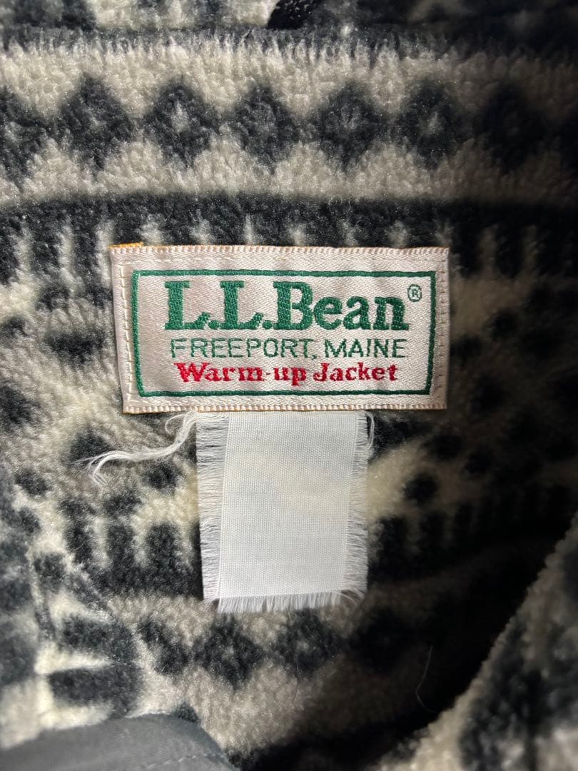 L.L.Bean ウォームアップジャケット 裏フリース エルエルビーン