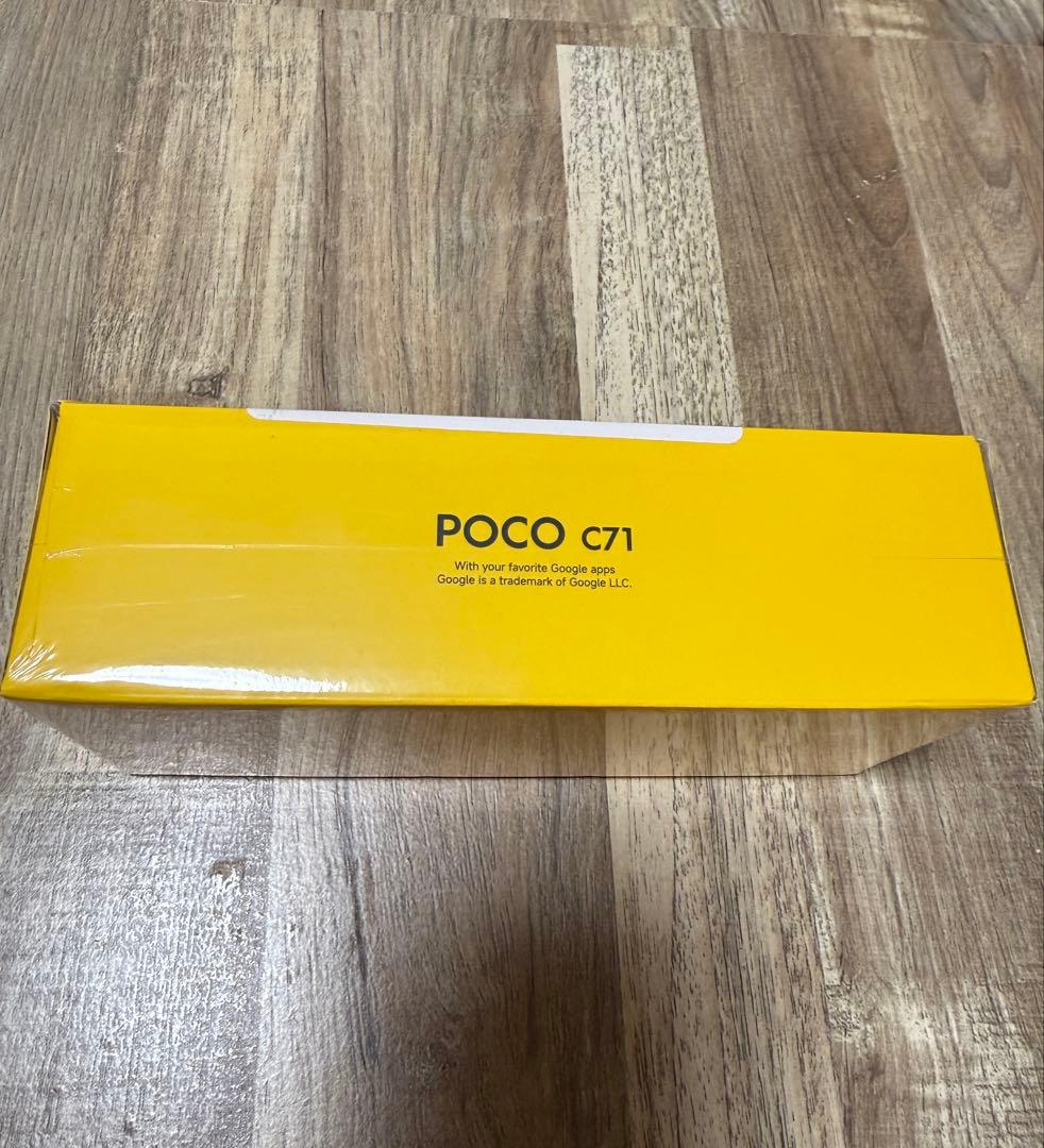 新品 POCO C71 ブラック 3GB RAM 64GB ROM SIMフリー