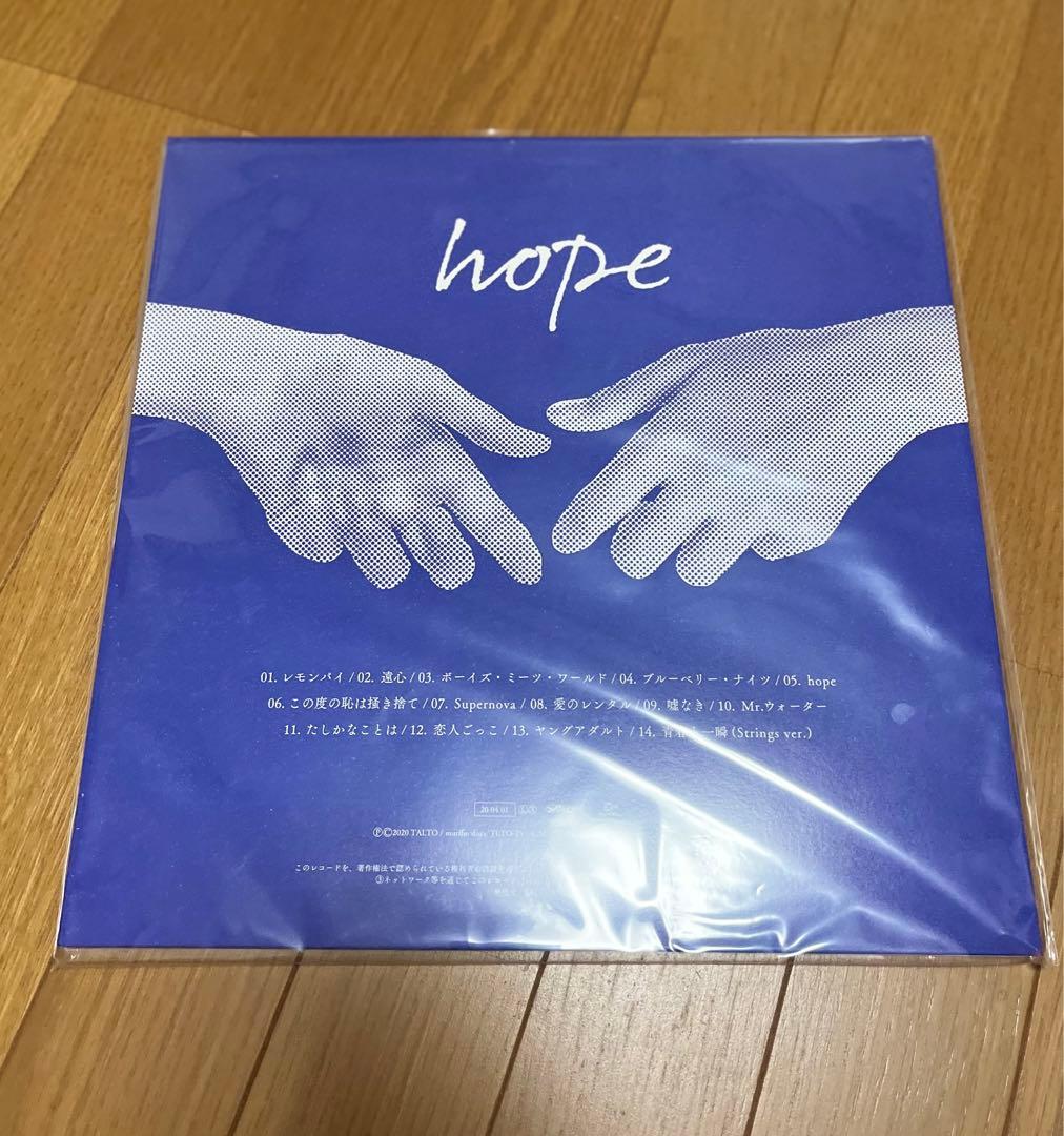 マカロニえんぴつ レコード hope 限定版 - メルカリ