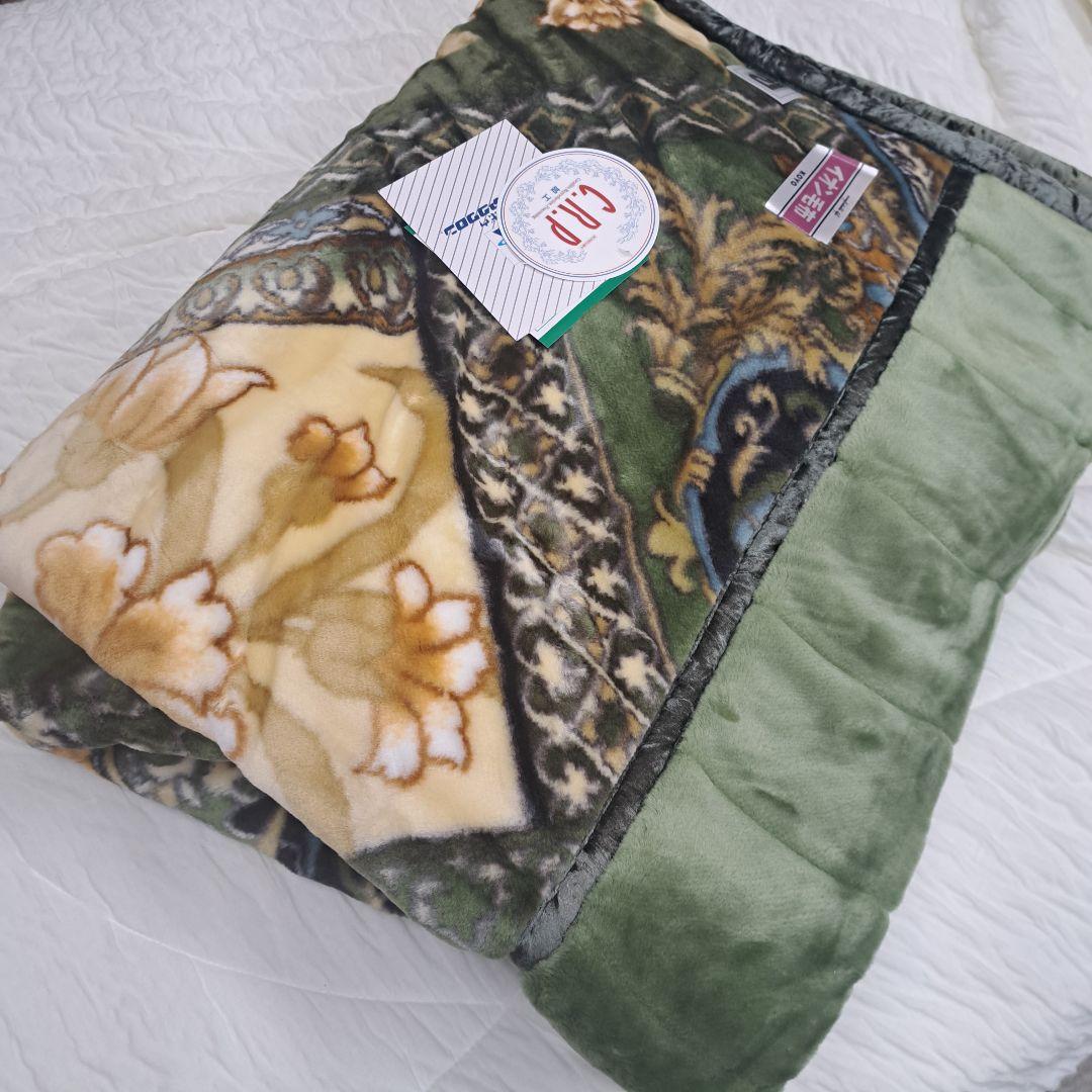 新品 2枚合わせ毛布 シングル ブランケット アクリル毛布 ハイボリューム 毛布 シングル アクリル毛布 2枚合わせ 日本製 国産 二枚合わせ毛布