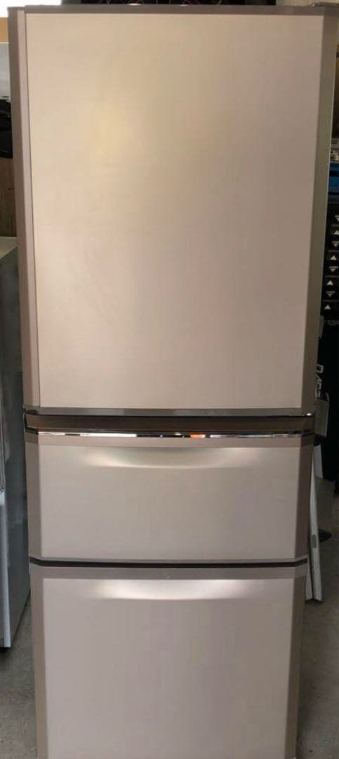 三菱　ノンフロン冷凍冷蔵庫　MR-C34D-P 2019年製 MR-C34D-P 冷蔵庫 Cシリーズ シャンパンピンク [335L /3ドア /右開き