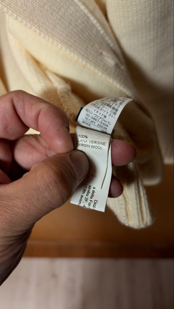 ZANONE CHIOTO オフホワイト サイズ52 美中古品 - メルカリ