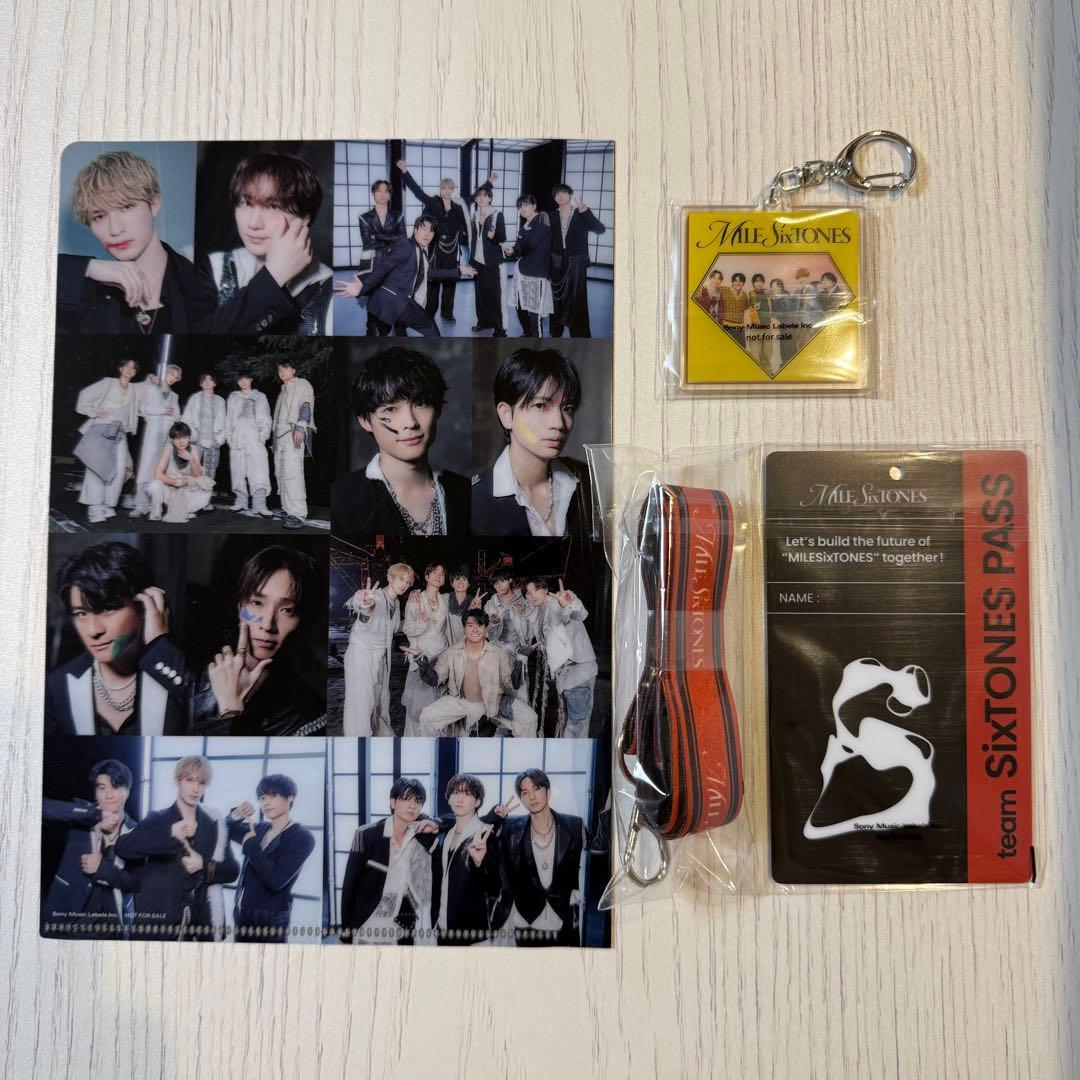 SixTONES MILESixTONES CD購入者特典 3形態セット - メルカリ