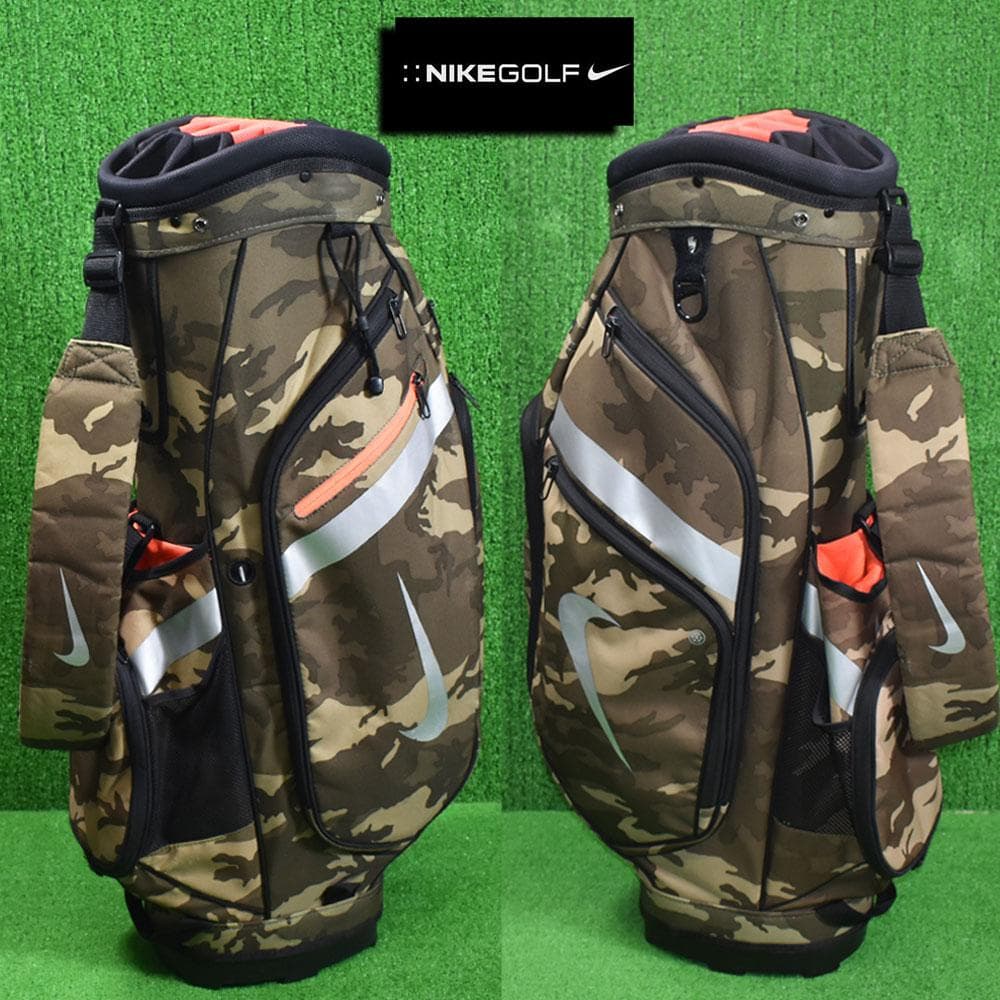 NIKE/ナイキ ゴルフ 軽量キャディバッグ9型【カモ】中古！ - メルカリ