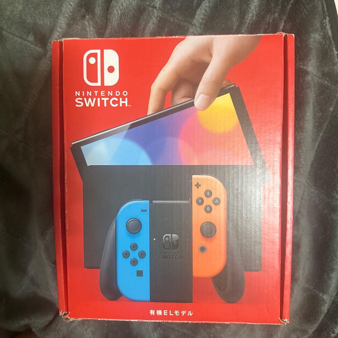 Nintendo Switch 有機ELモデル 青・オレンジ - メルカリ