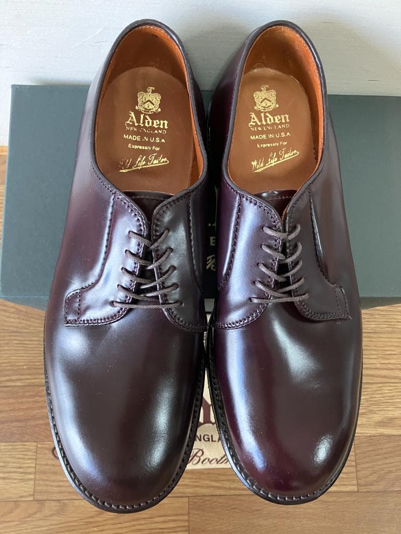 ALDEN オールデン 95301 バーガンディーコードバン 9D - メルカリ