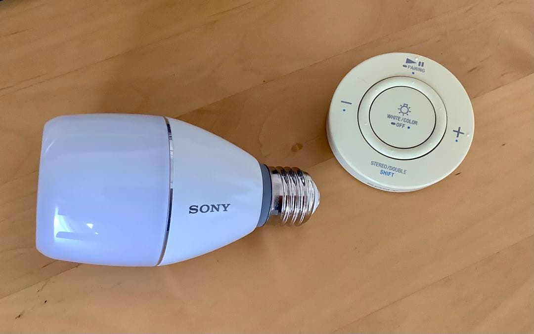 SONY LED電球スピーカー LSPX-103E26 リモコン付き