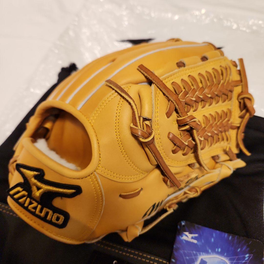希少】ミズノプロ 軟式 ノースアメリカンステアハイド サイズ9