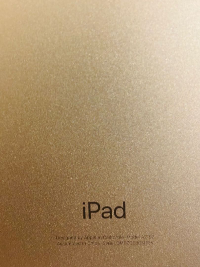 ジャンク】iPad 第7世代128Gゴールド(リカバリーモード・修復不可